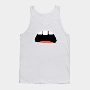 Mouth mask Tank Top